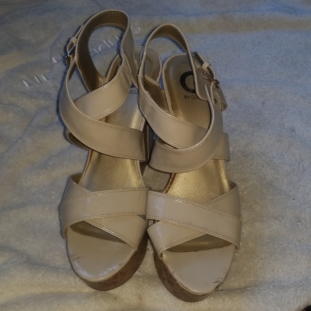 Guess Strappy Wedge Heels US size 10